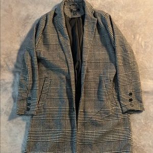 Black & White Trench Coat